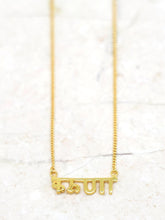 Load image into Gallery viewer, Compassion – Sanskrit Necklace (Gold)
